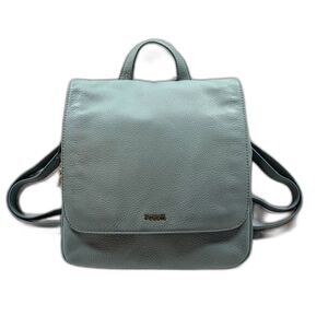 Fossil Parker Small Convertible Backpack | Sage Mint Green Leather